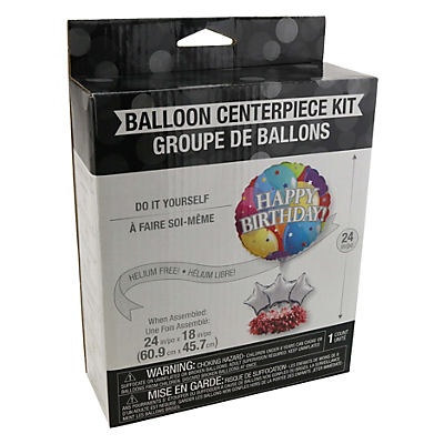 slide 1 of 1, Creative Converting Happy Birthday Balloon Kit, 1 ct