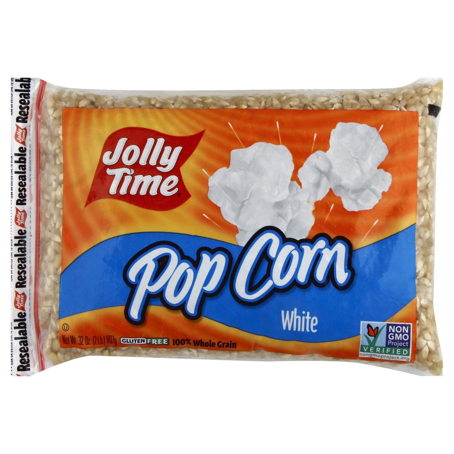 slide 1 of 3, Jolly Time White Pop Corn 32 oz, 32 oz