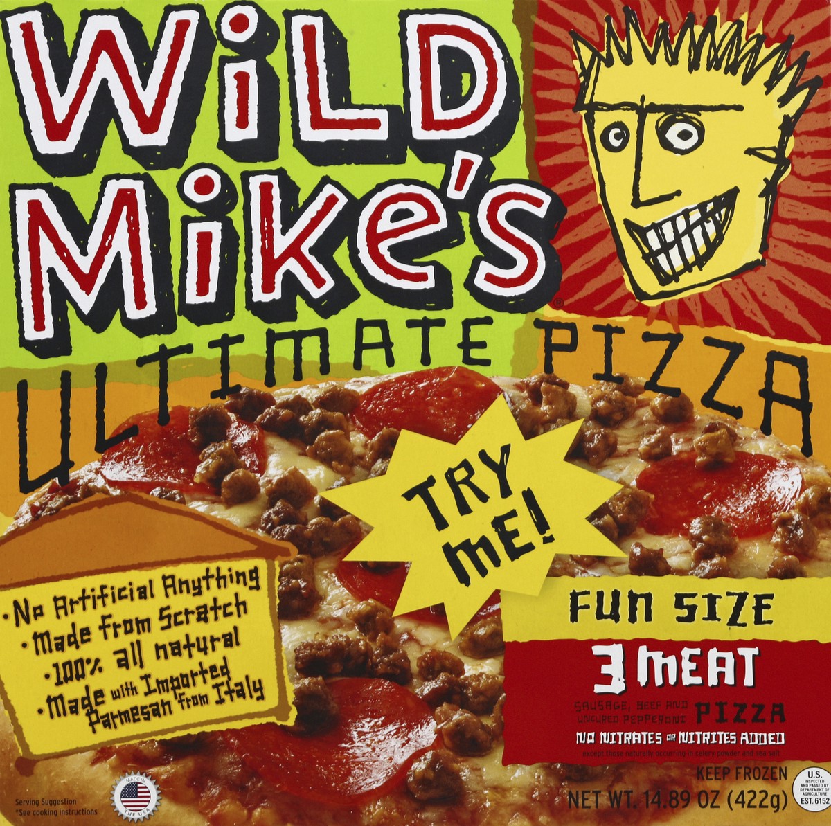 slide 1 of 6, WILD MIKES Ultimate Pizza 14.89 oz, 14.89 oz