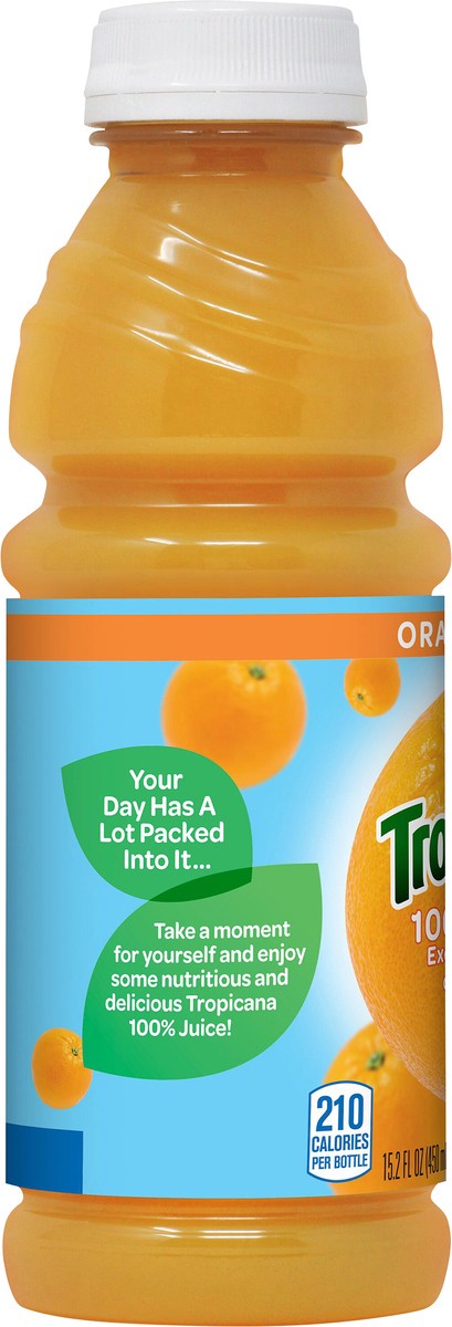 slide 12 of 12, Tropicana 100% Orange Juice, , Bottle - 15.20 fl oz, 15.20 fl oz