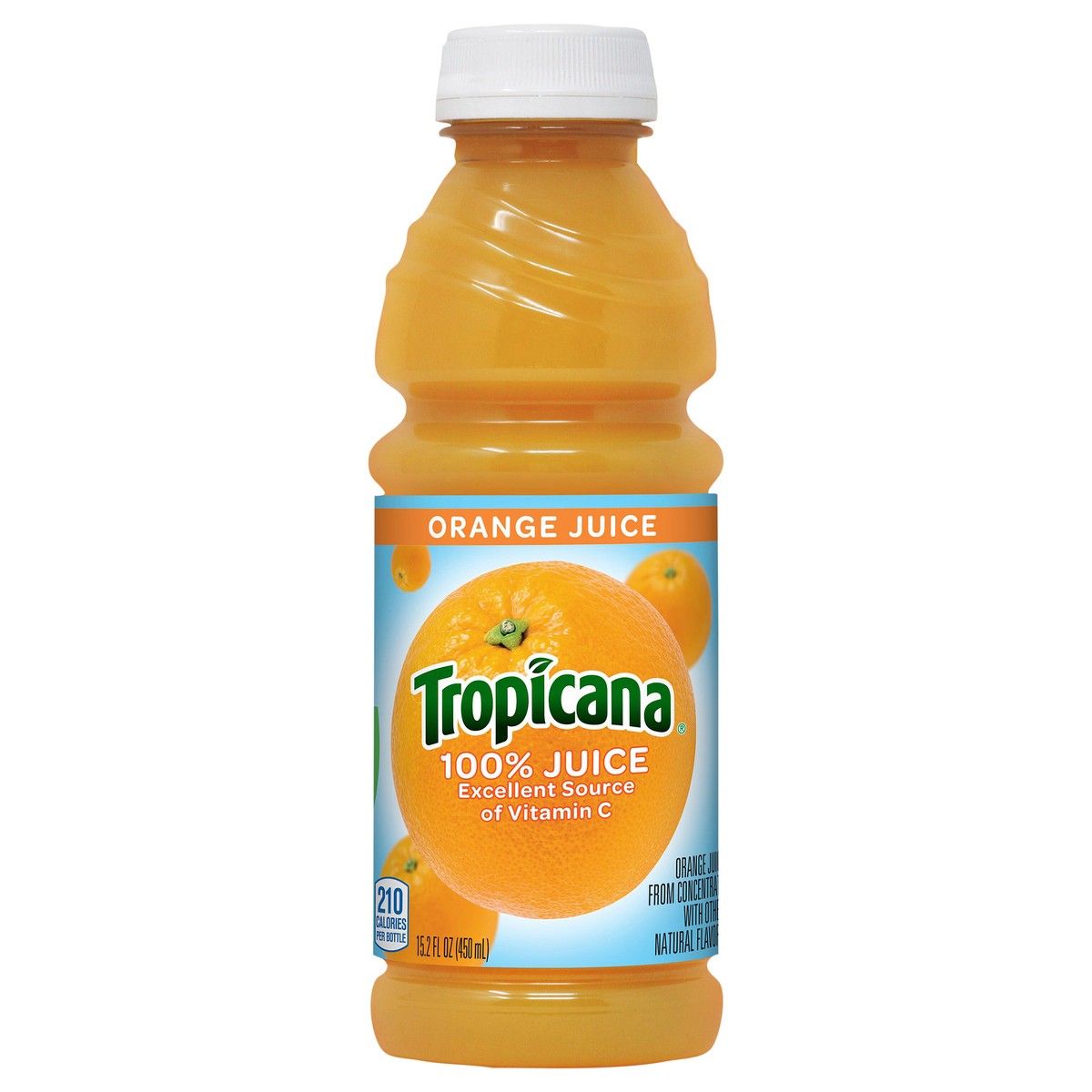 slide 2 of 12, Tropicana 100% Orange Juice, , Bottle - 15.20 fl oz, 15.20 fl oz