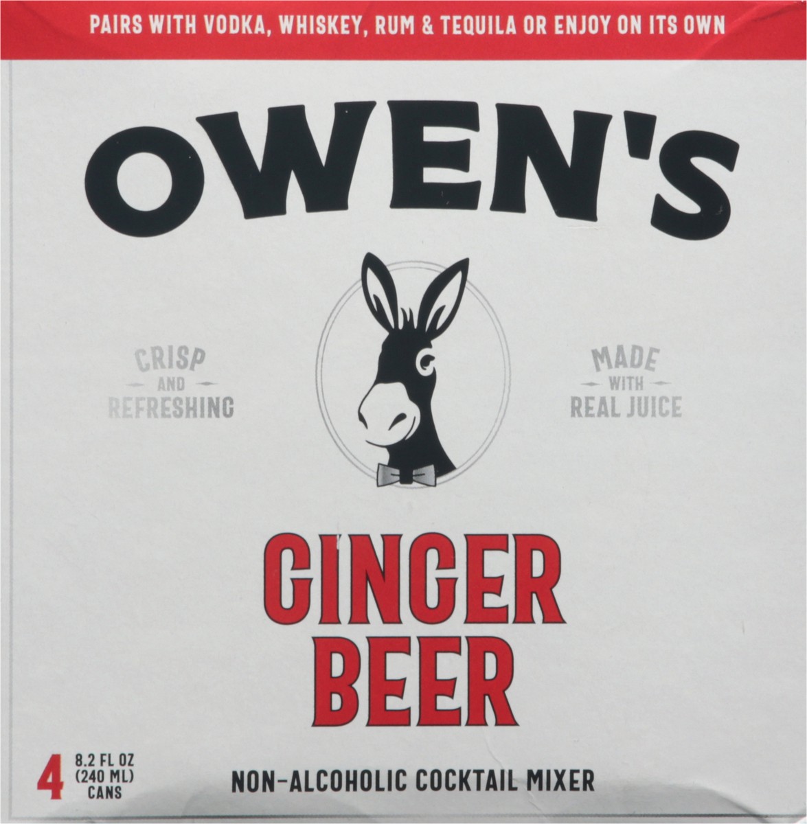 slide 3 of 9, Owen's Non-Alcoholic Ginger Beer Cocktail Mixer - 4 ct, 1 ct