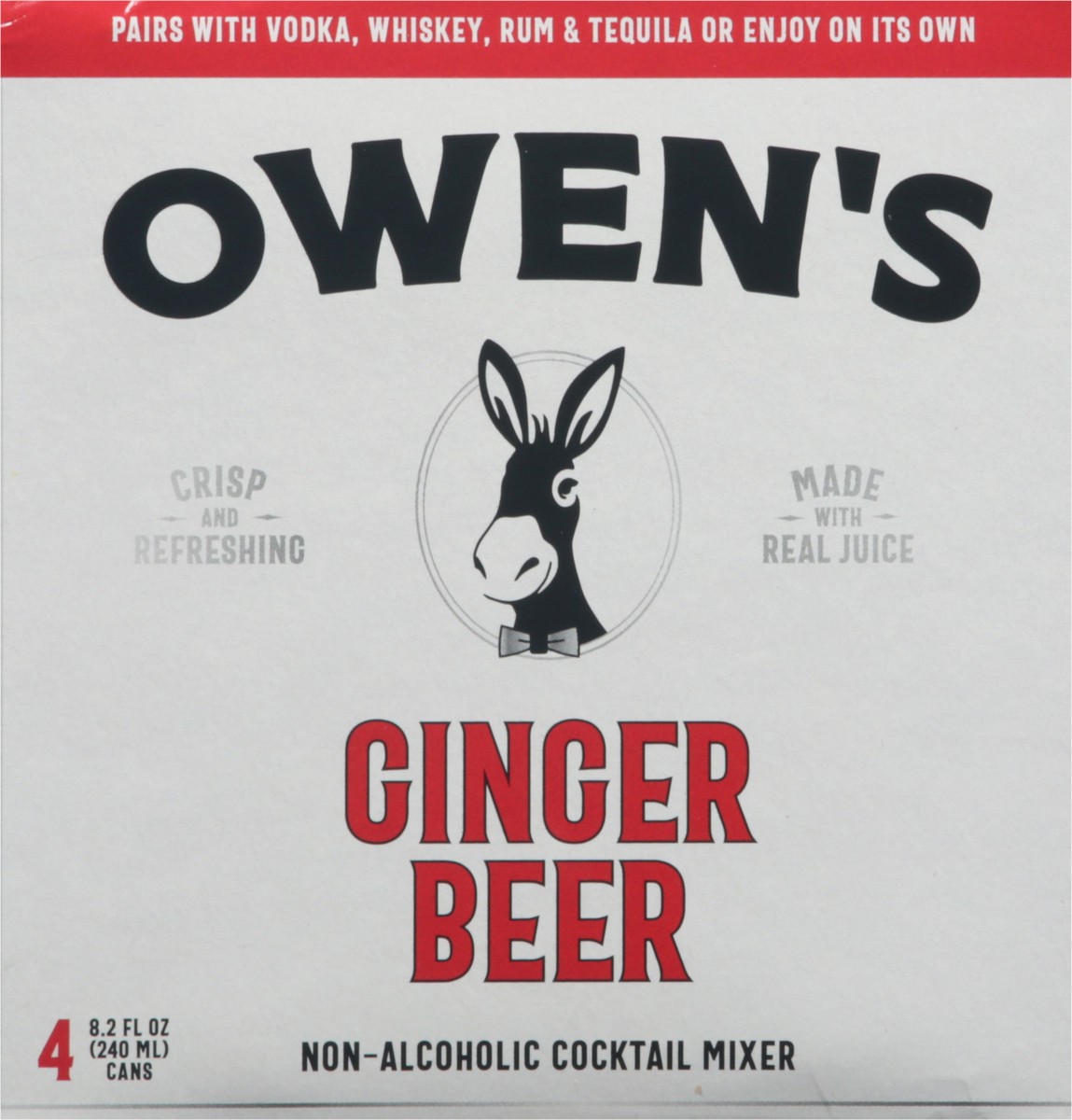 slide 4 of 9, Owen's Non-Alcoholic Ginger Beer Cocktail Mixer - 4 ct, 1 ct