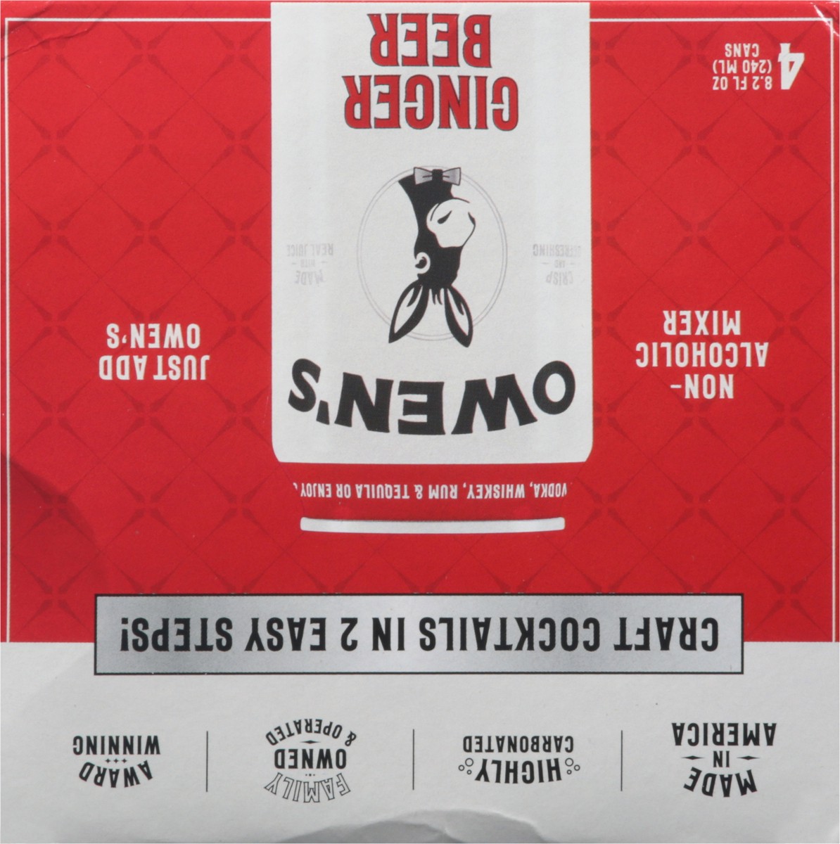 slide 8 of 9, Owen's Non-Alcoholic Ginger Beer Cocktail Mixer - 4 ct, 1 ct