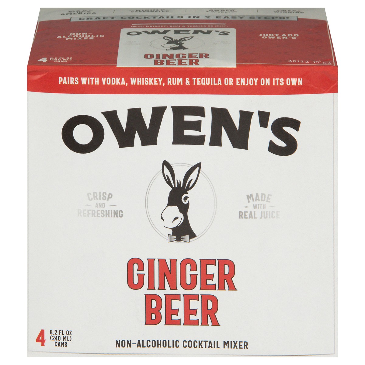 slide 1 of 9, OTHER-ALCOHOLIC BEVERAGES Owens Ginger Beer, 8.2 fl oz