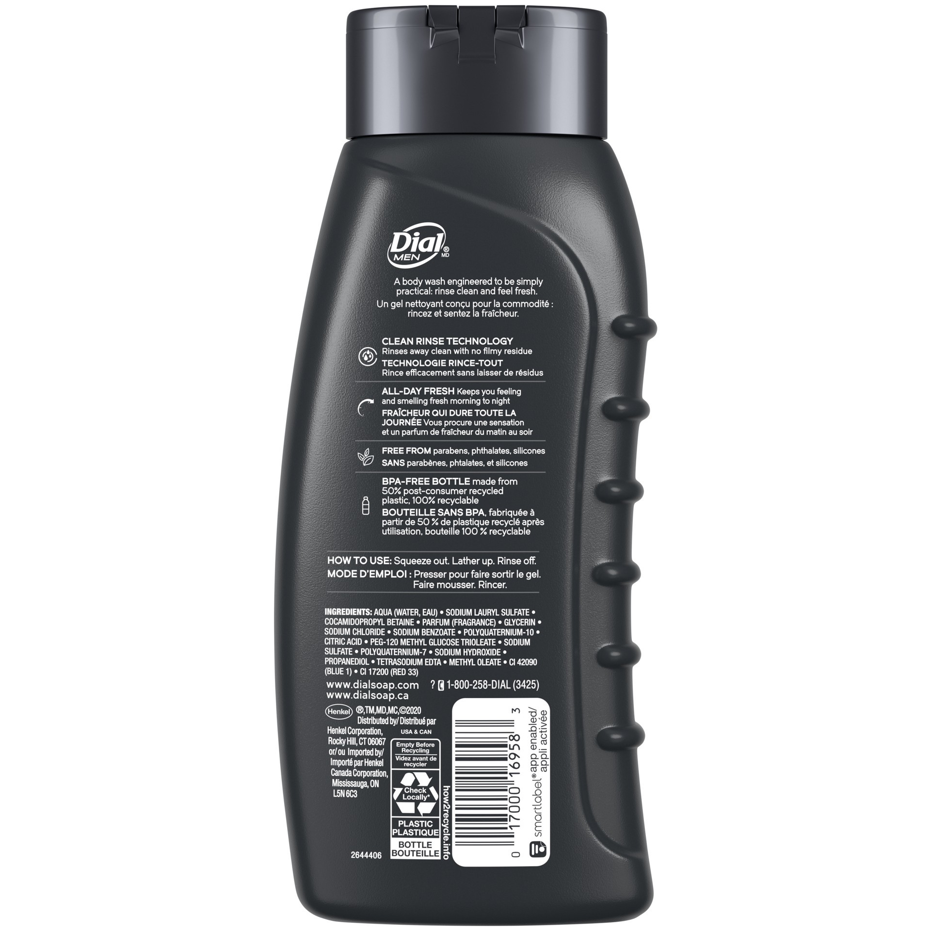 slide 3 of 5, Dial Men Body Wash, Infinite Fresh, 16 fl oz, 16 fl oz