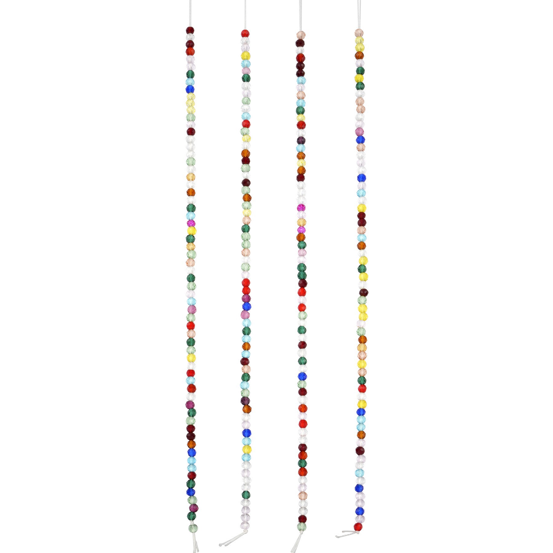 slide 3 of 3, Multicolor Faceted Glass Round Beads, 2.8mm By Bead Landing, 2.8mm