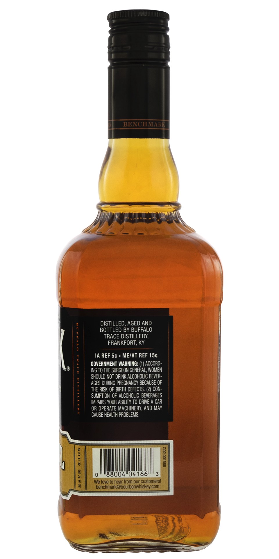 slide 2 of 2, Benchmark Single Barrel Kentucky Straight Bourbon Whiskey 750ml 95 Proof, 750 ml