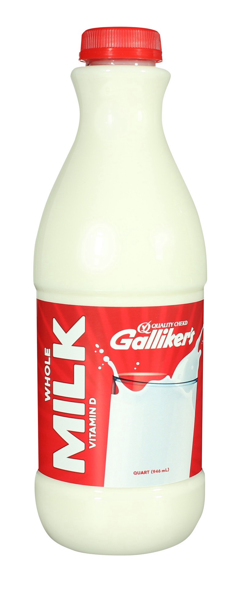 slide 1 of 1, Galliker My Milk Hvd Plastic Quart, 32 oz