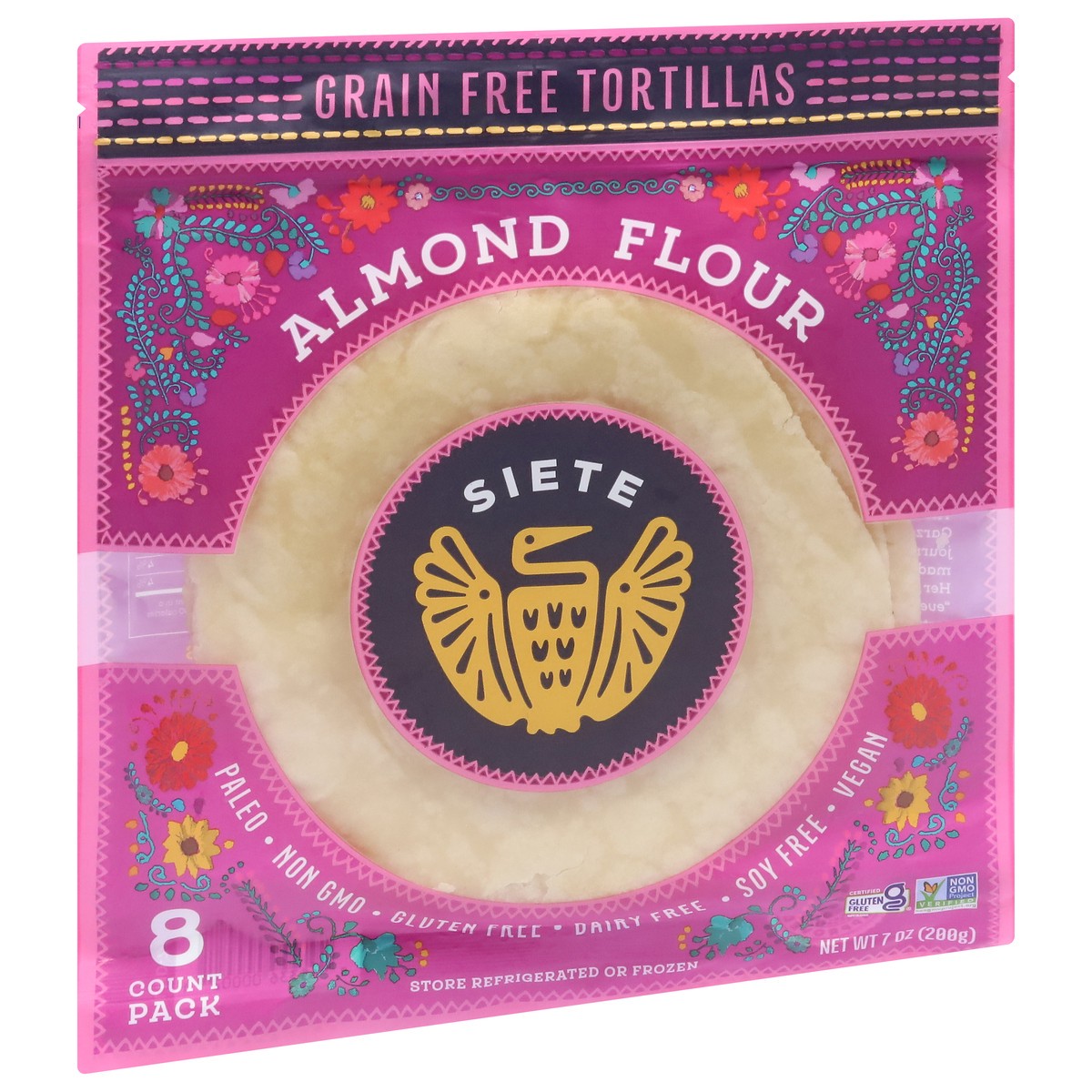 slide 8 of 9, Siete Almond Flour Grain Free Tortillas 8 ea, 8 ct