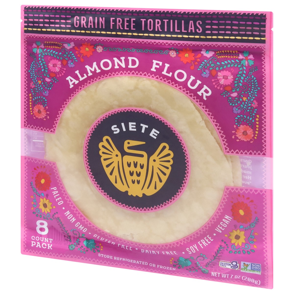 slide 6 of 9, Siete Almond Flour Grain Free Tortillas 8 ea, 8 ct