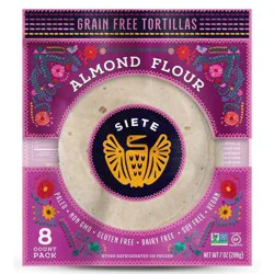 Siete Almond Flour Grain Free Tortillas 8 ea