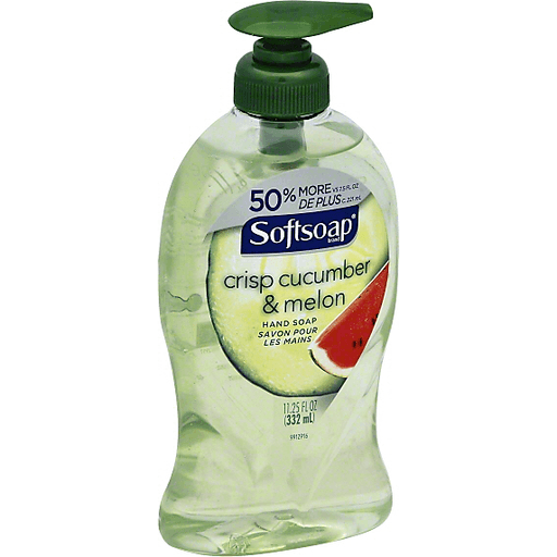 slide 1 of 1, Softsoap Liquid Hand Soap, Cucumber Melon, 11.25 fl oz