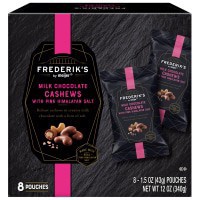 slide 2 of 29, Frederiks By Meijer Frederiks Milk Chocolate Cashews W/Pnk Salt /, 8 ct; 1.5 oz