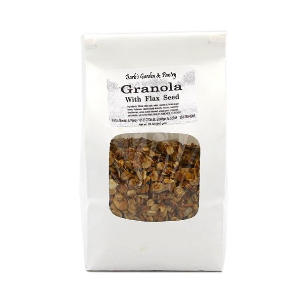slide 1 of 1, Barbs Garden Pantry Barb's Garden & Pantry Granola With Flax Seed - 20 oz, 20 oz