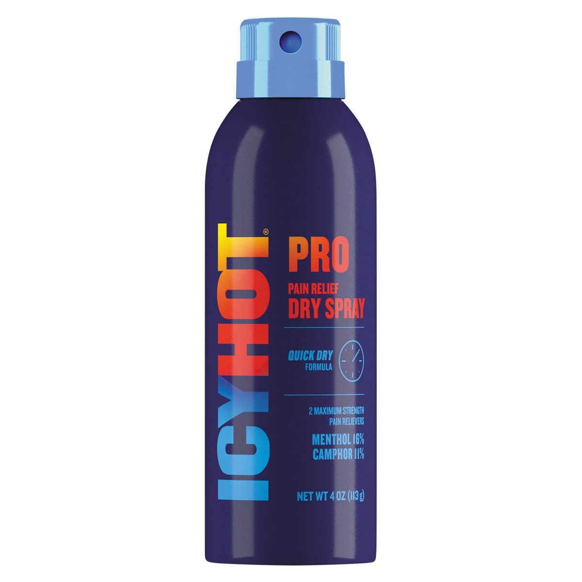 slide 1 of 6, Icy Hot Pro Dry Spray Pain Relief 4 oz, 4 oz