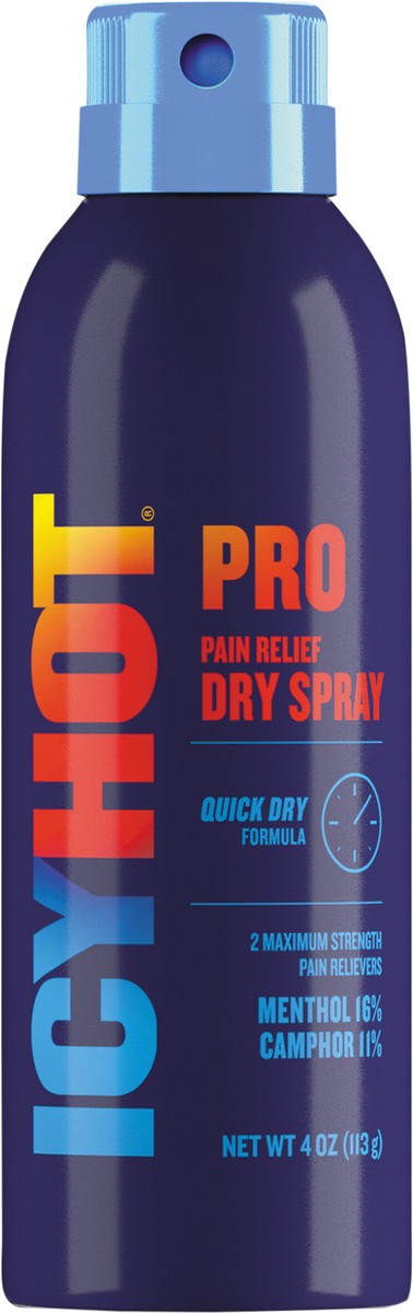 slide 6 of 6, Icy Hot Pro Dry Spray Pain Relief 4 oz, 4 oz