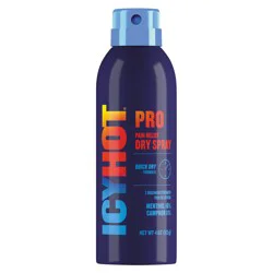 Icy Hot Pro Dry Spray Pain Relief 4 oz