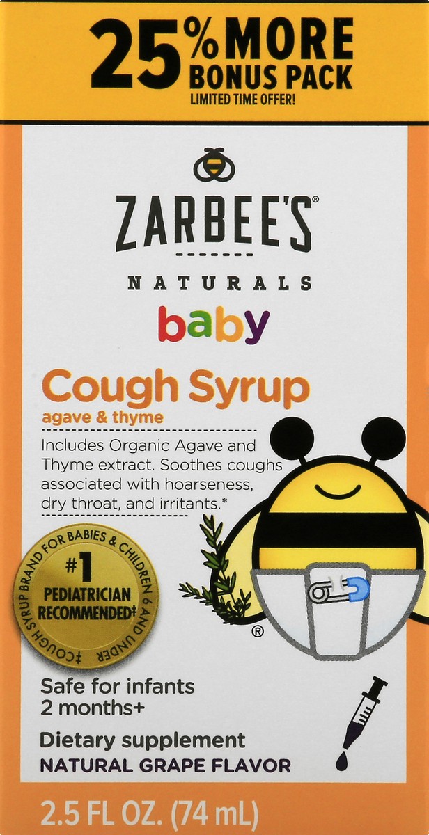 slide 10 of 13, Zarbee's Naturals Cough Syrup 2.5 oz, 2.5 oz