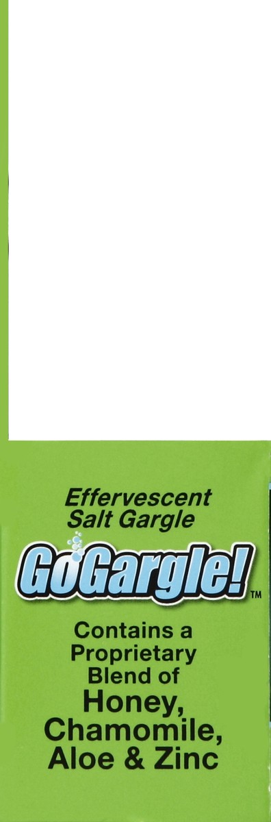 slide 3 of 4, GoGargle! Effervescent Salt Gargle 10 ea, 10 ct