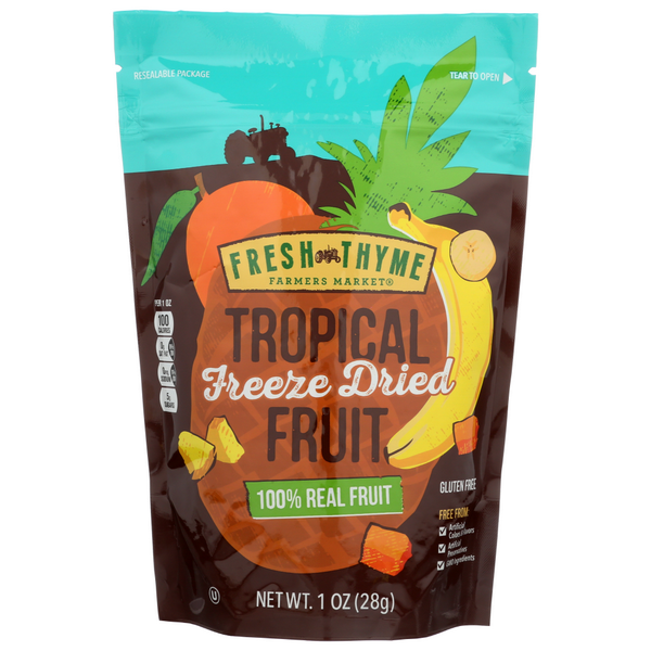 slide 1 of 1, Fresh Thyme Farmers Market Freeze Dried Tropical Fruit, 1 oz