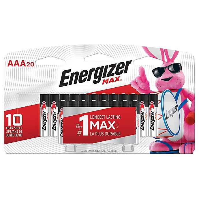 slide 1 of 1, Energizer MAX AAA Batteries, 20 ct