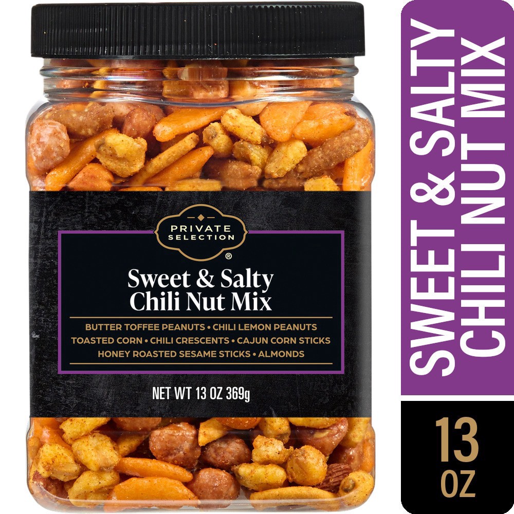 slide 1 of 1, Private Selection Sweet and Salty Chili Nut Mix, 13 oz, 13 oz