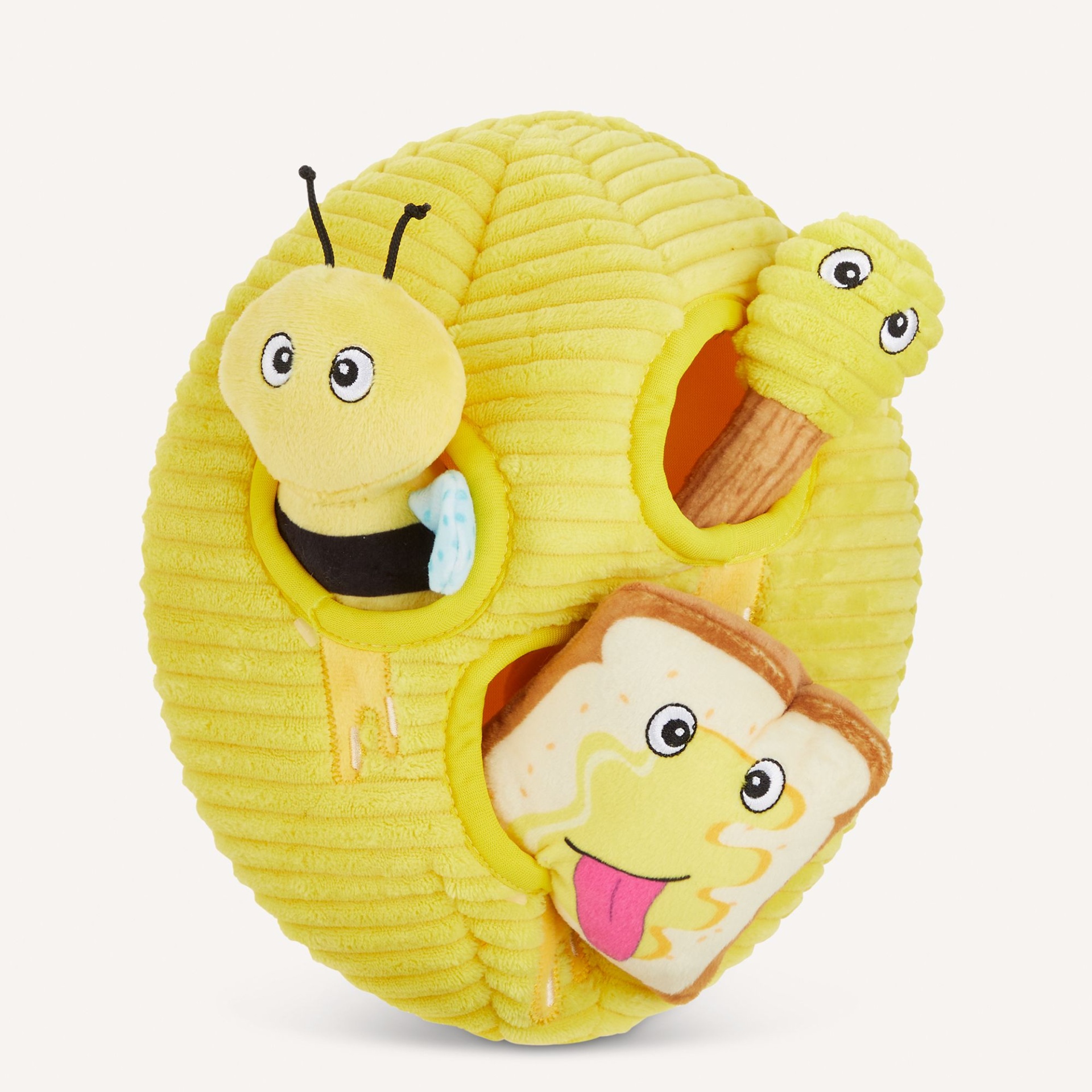 slide 1 of 1, Joyhound Classroom Hive Hide 'N Peak Burrow Dog Toy - Plush, Squeaker, 1 ct