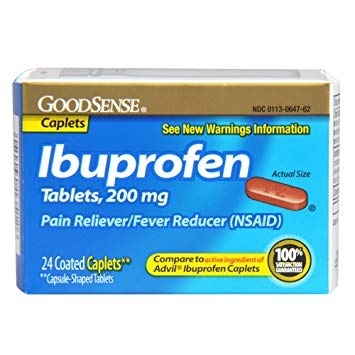 slide 1 of 1, Good Sense Ibuprofen Tablets, 24 ct