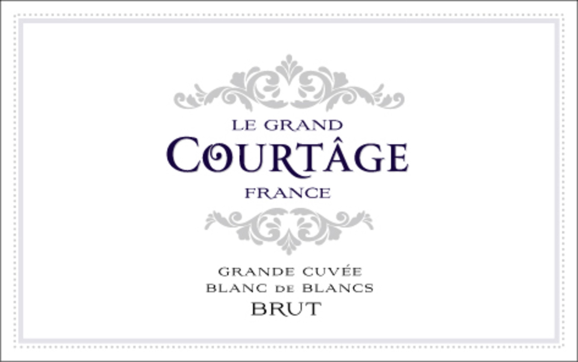 slide 5 of 5, Le Grand Courtage Blanc de Blancs Brut 187 ml Sparkling Blend, 187 ml, 187 ml