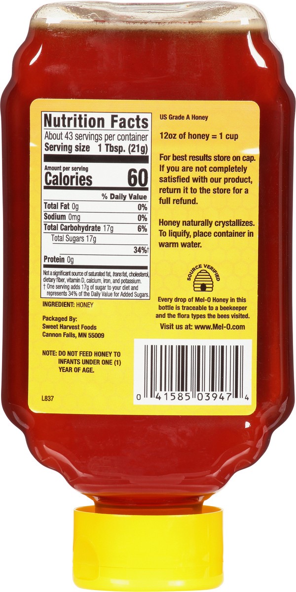 slide 6 of 9, Mel-O Honey Melo Honey Squeeze, 32 oz