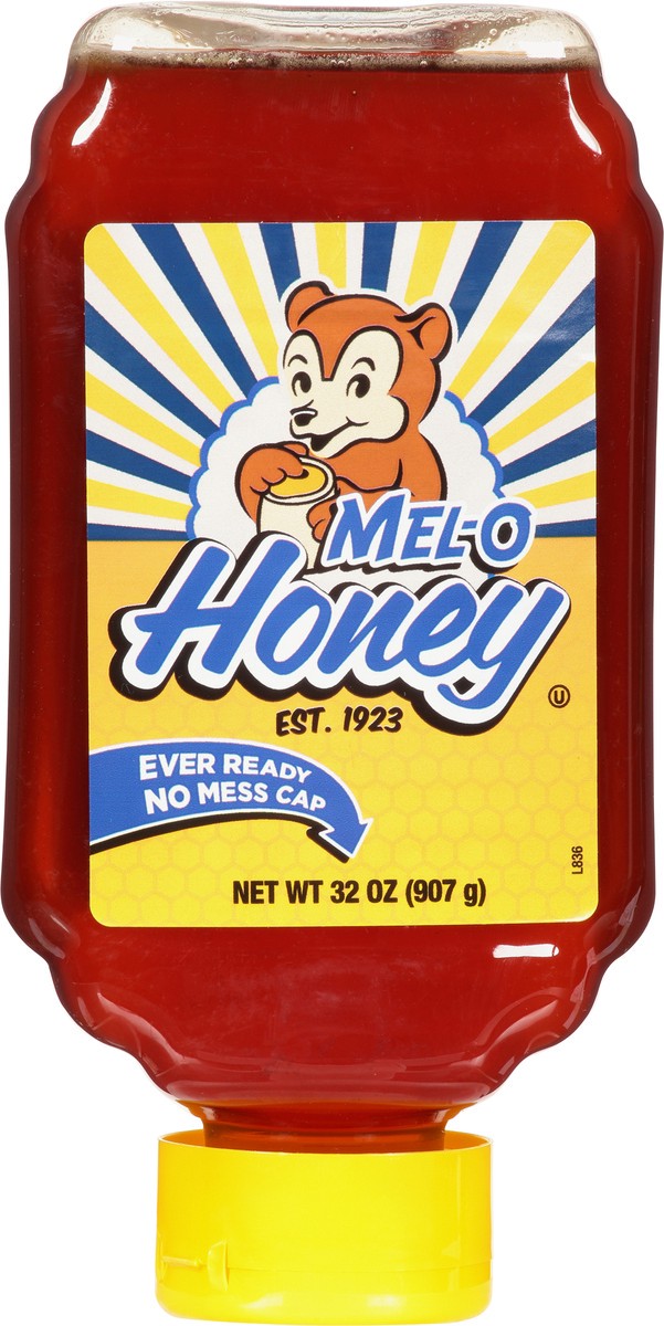 slide 1 of 9, Mel-O Honey Melo Honey Squeeze, 32 oz