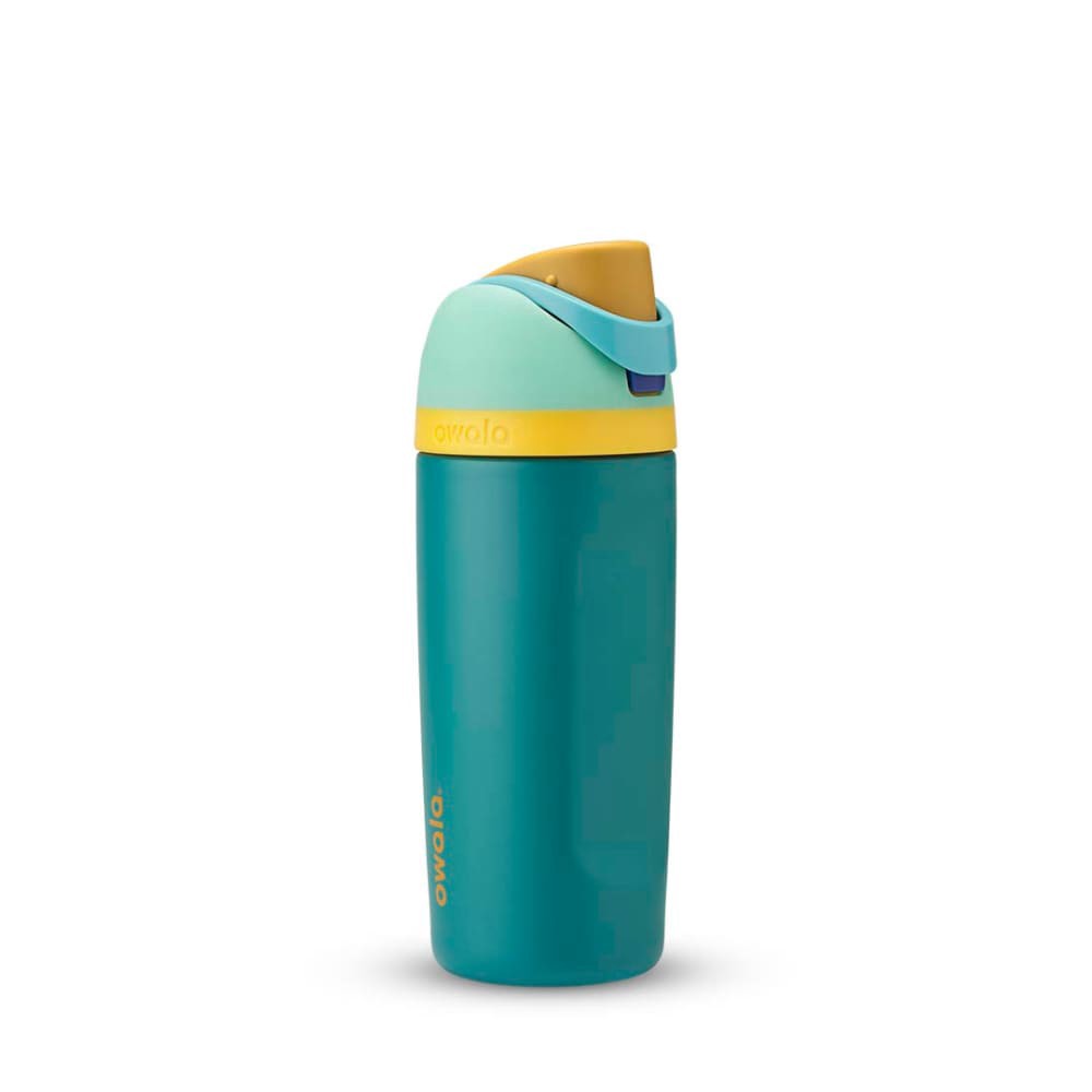 slide 1 of 1, Owala Freesip Stainless Steel Water Bottle - Splishy Splashy, 16 oz