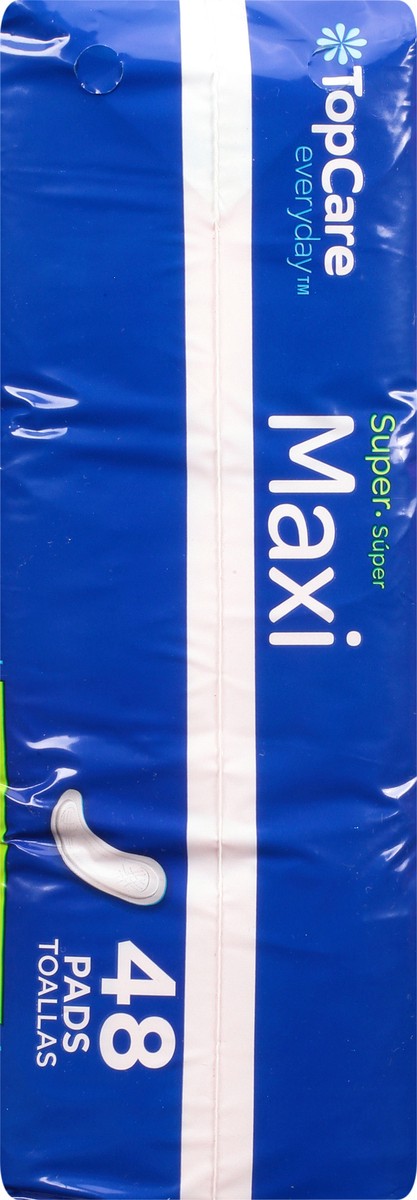 slide 4 of 9, TopCare Everyday Maxi Super Pads 48 ea, 48 ct