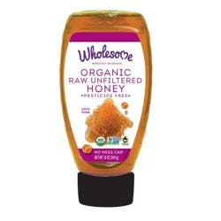 Wholesome Organic Raw + Unfiltered Honey 16 oz