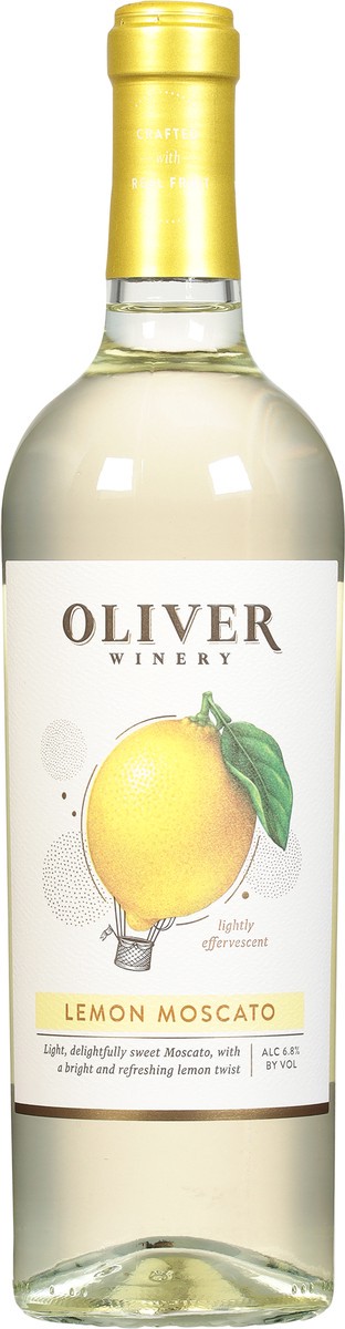 slide 3 of 9, Oliver Winery Lemon Moscato Wine 750 mL, 750 ml