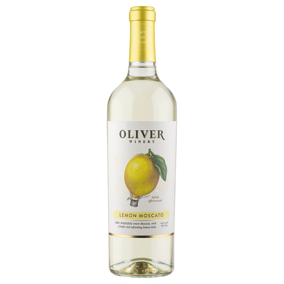 slide 1 of 9, Oliver Winery Lemon Moscato Wine 750 mL, 750 ml