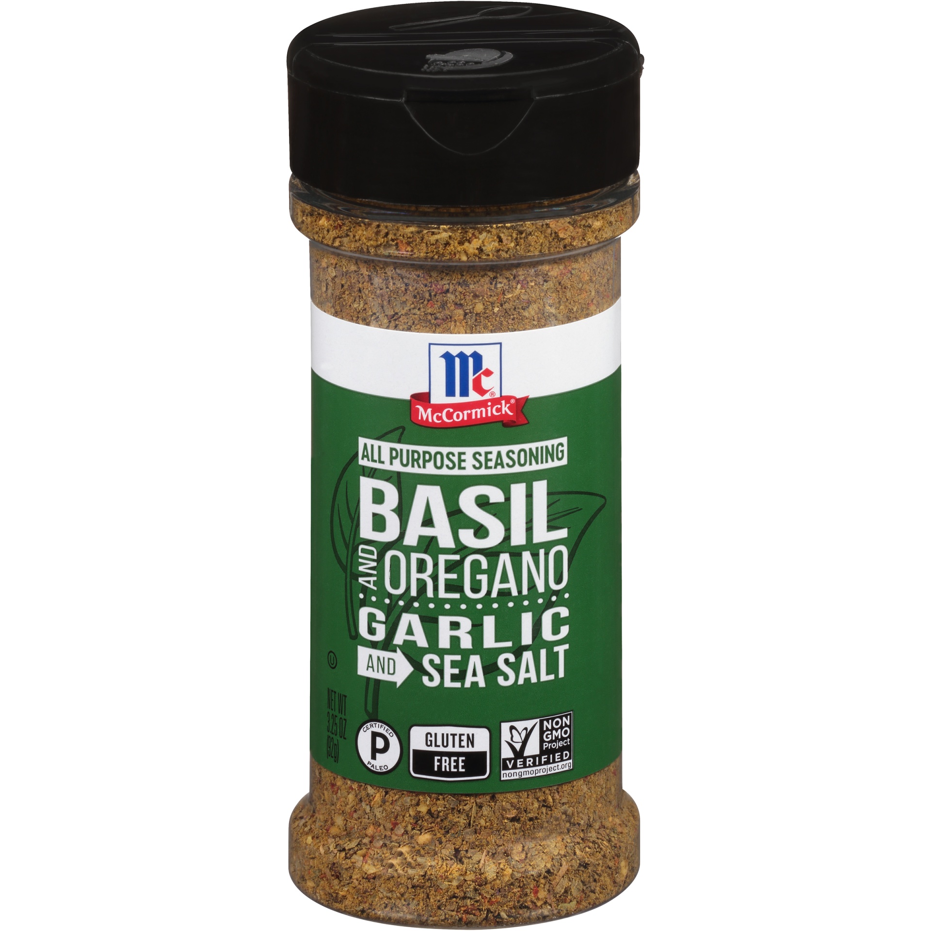 slide 1 of 5, McCormick Basil and Oregano, Garlic and Sea Salt All Purpose Seasoning, 3.25 oz