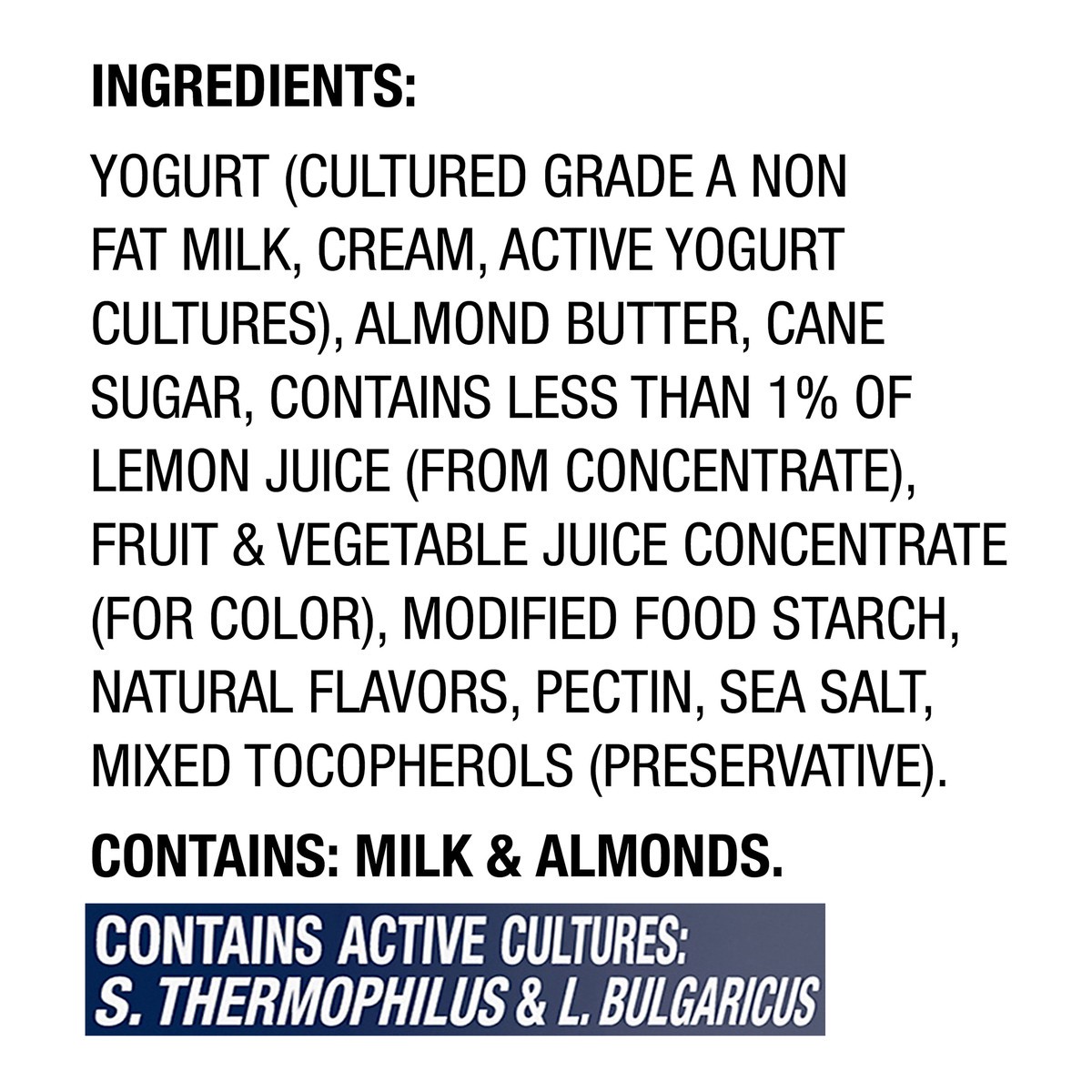 slide 8 of 8, Oikos Almond Butter & Berries Greek Yogurt, 5.3 oz