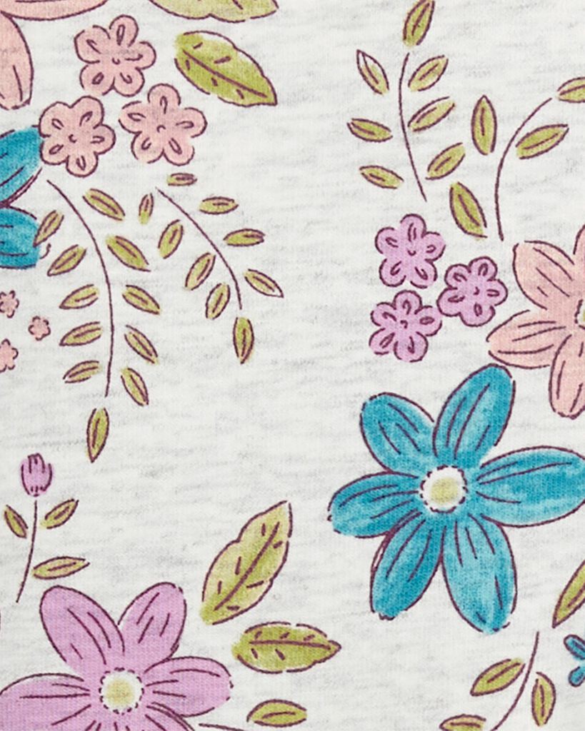 slide 2 of 2, Carter's Toddler Floral Stretch Leggings - Floral Multi 3T, 1 ct