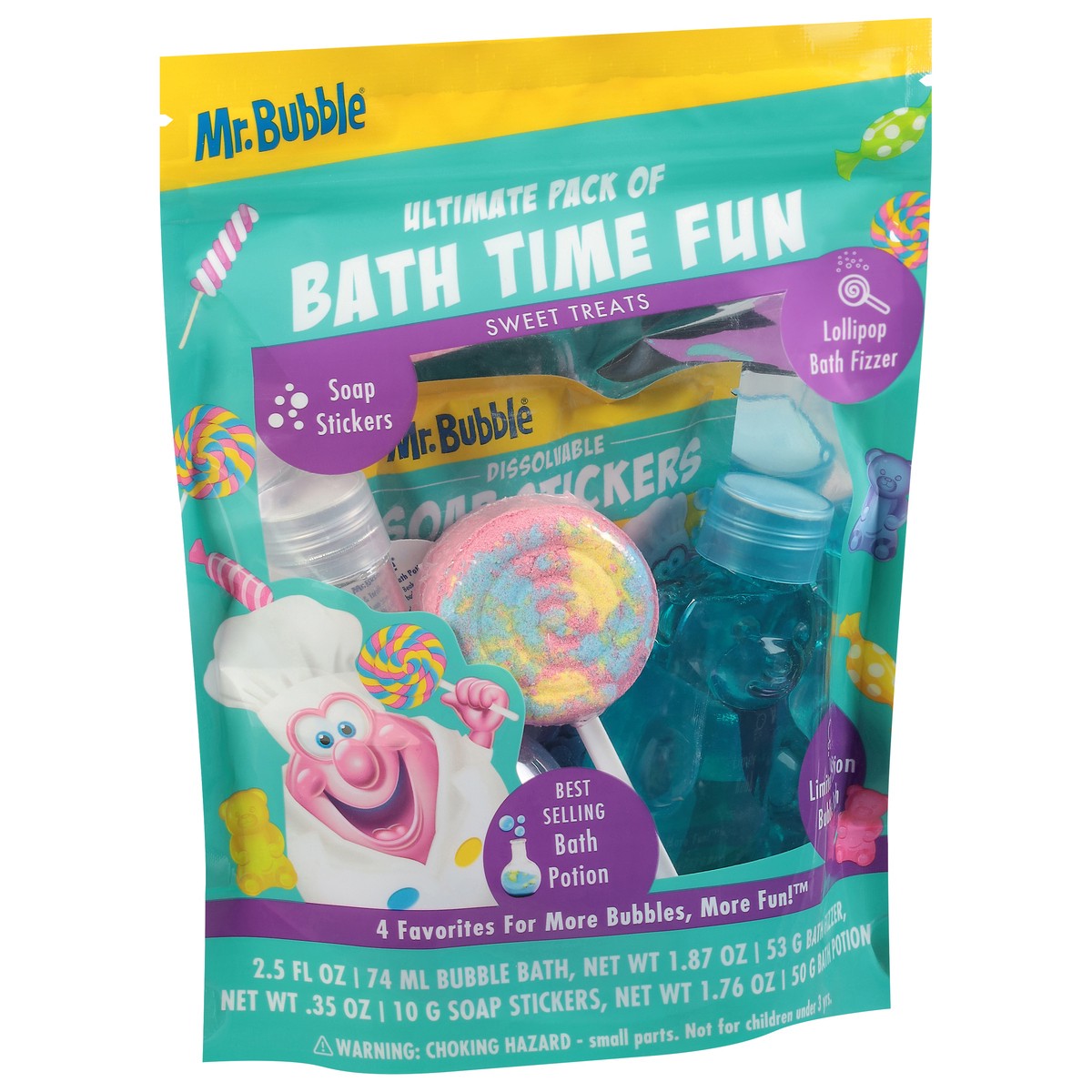 slide 5 of 14, Mr. Bubble Sweet Treats Bath Time Fun 1 ea, 1 ct