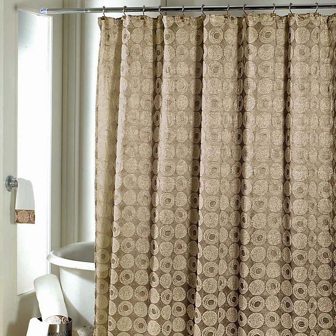 slide 1 of 1, Avanti Galaxy Shower Curtain - Gold, 1 ct