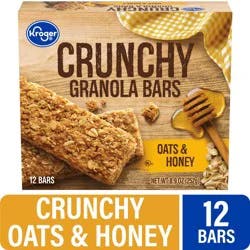 Kroger Oats & Honey Crunchy Granola Bars
