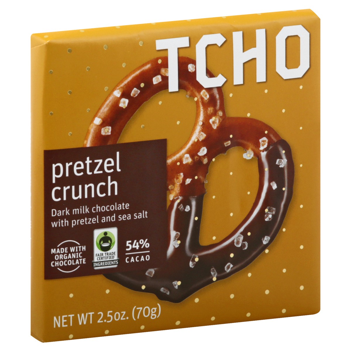 slide 11 of 13, TCHO Pretzel Crunch Dark Milk Chocolate 2.5 oz, 2.5 oz