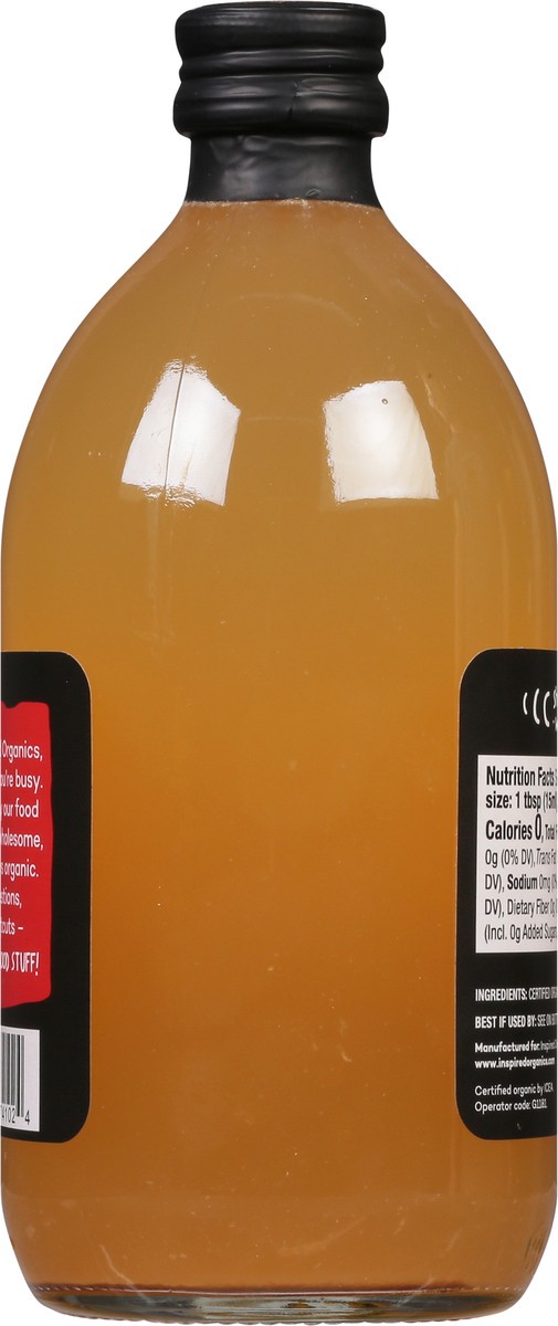 slide 5 of 9, Inspired Organics Organic Apple Cider Vinegar 17 fl oz, 17 fl oz