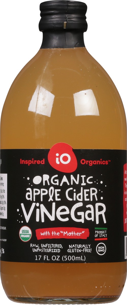 slide 6 of 9, Inspired Organics Organic Apple Cider Vinegar 17 fl oz, 17 fl oz