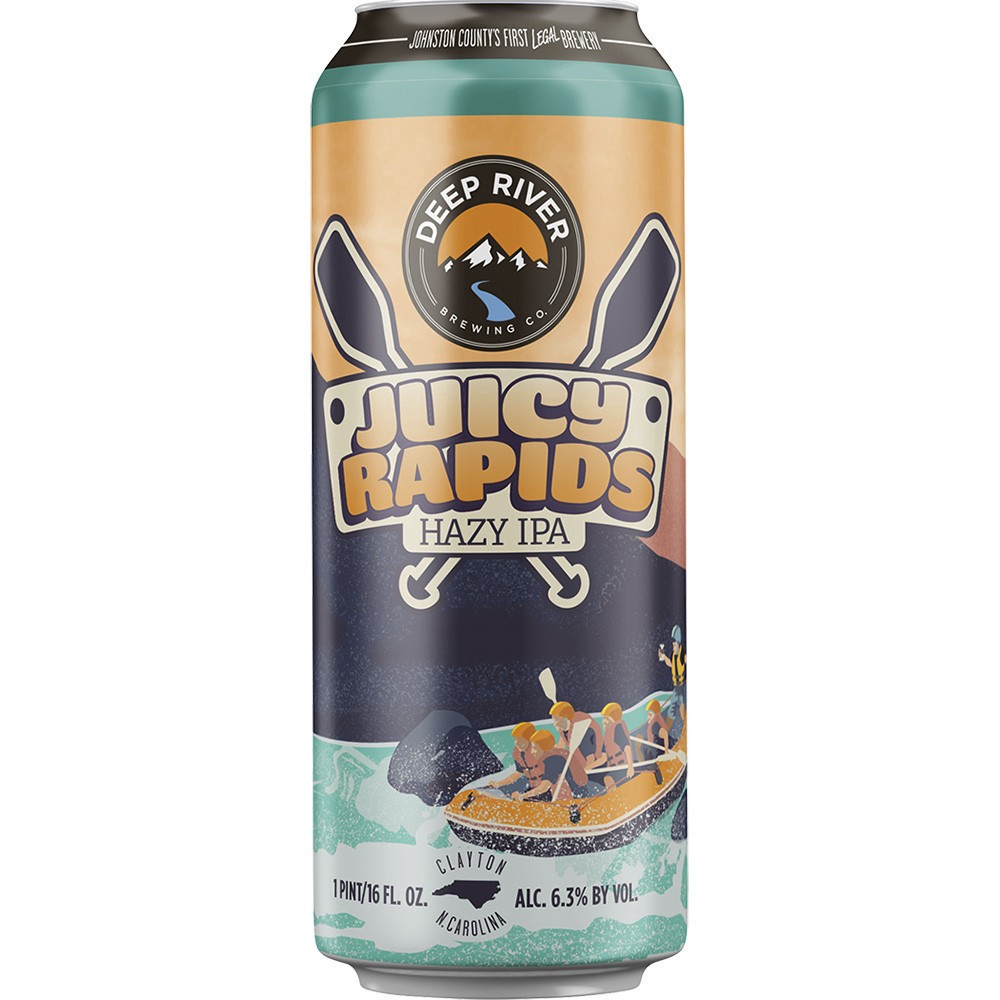 slide 1 of 1, Deep River Juicy Rapids Hazy Ipa, 4 ct; 16 oz
