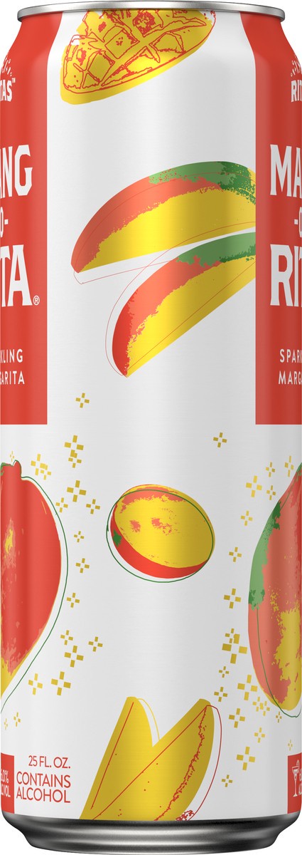 slide 7 of 7, RITAS Sparkling Mang-O-Rita Margarita 25 oz, 25 oz