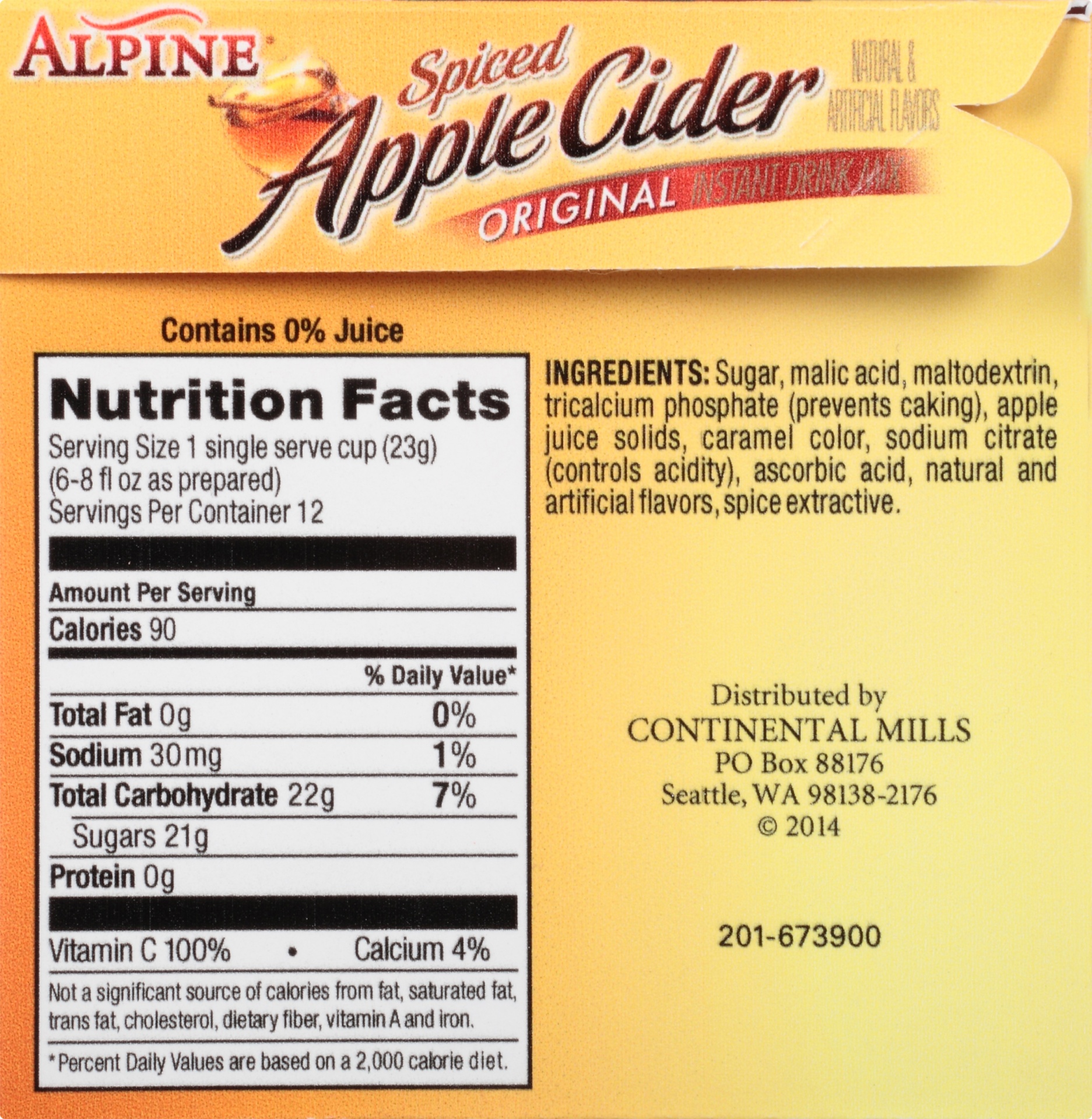 Alpine Apple Cider Nutrition Facts Besto Blog