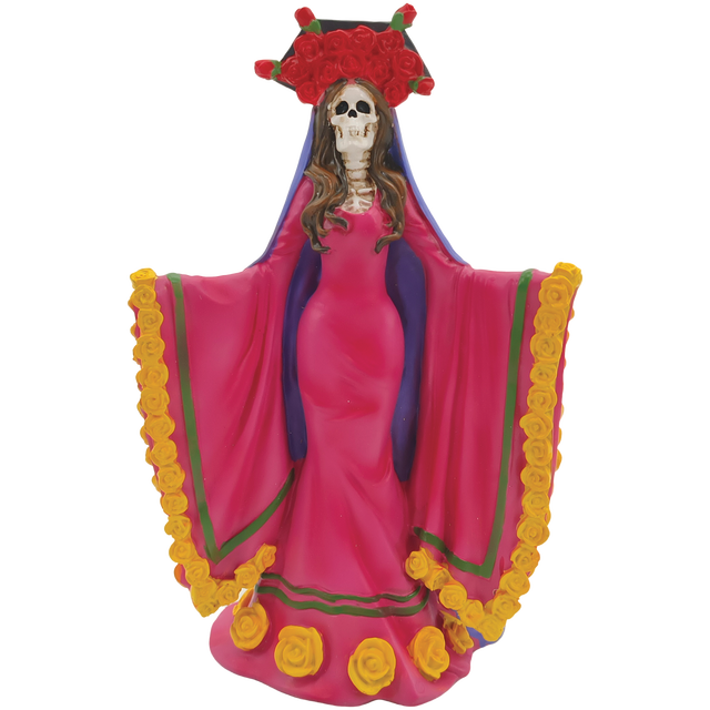slide 1 of 1, CREATIVE HOME Day Of The Dead Skeleton Figurine, 8 In, 1 ct